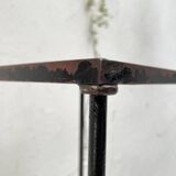 Suite of metal and glass nesting tables.