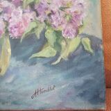 Pretty bouquet of flowers signed a.humblot