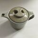Porcelain teapot & creamer from lot virebent
