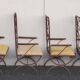 Lot de 6 fauteuils en ferronerie d'art de raymons menos  d'haiti