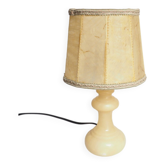 Ivory alabaster lamp