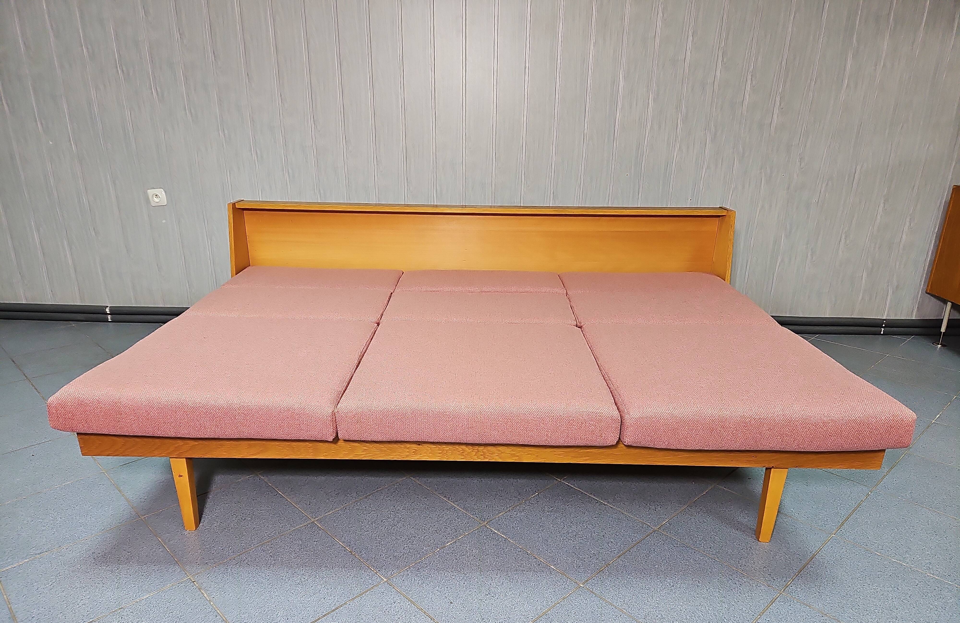 Folding sofa Czechoslovakia 1960s