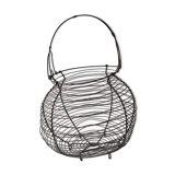 Basket braided metal salad