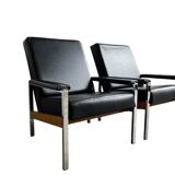 Set of 2 vintage J Mertens armchairs