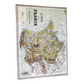 Vintage France map puzzle