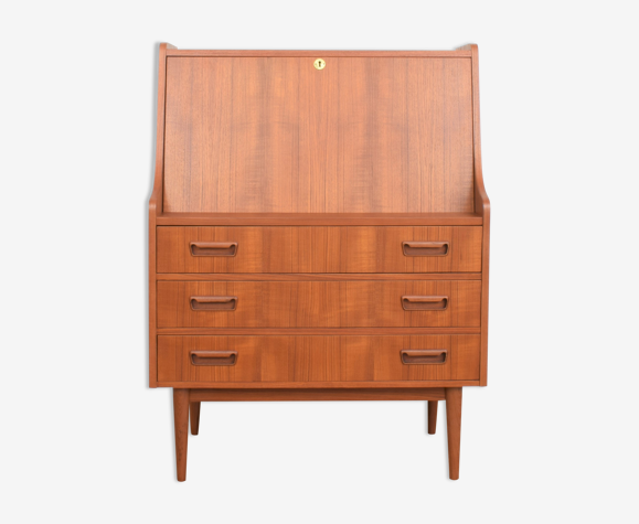 Danish Teak Secretary by Gunnar Nielsen for Tibergaard