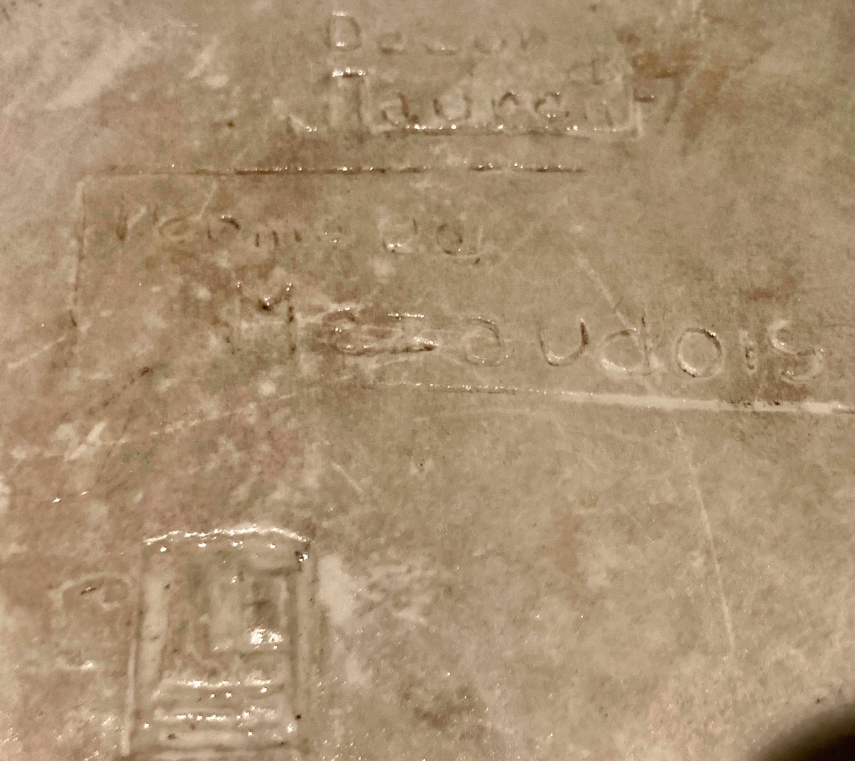 Large art deco ceramic vase by juliette mazaudois signed on the bottom