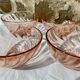 Pink Arcoroc bowls/cups