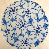 Original gouache on paper by Editions JEHLEM, floral decoration (rosette), twentieth century, Paris