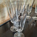 Set of 6 champagne flutes