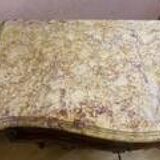 Louis XV style commode, in rosewood marquetry.