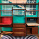 Bibliothèque Vintage Scandinave