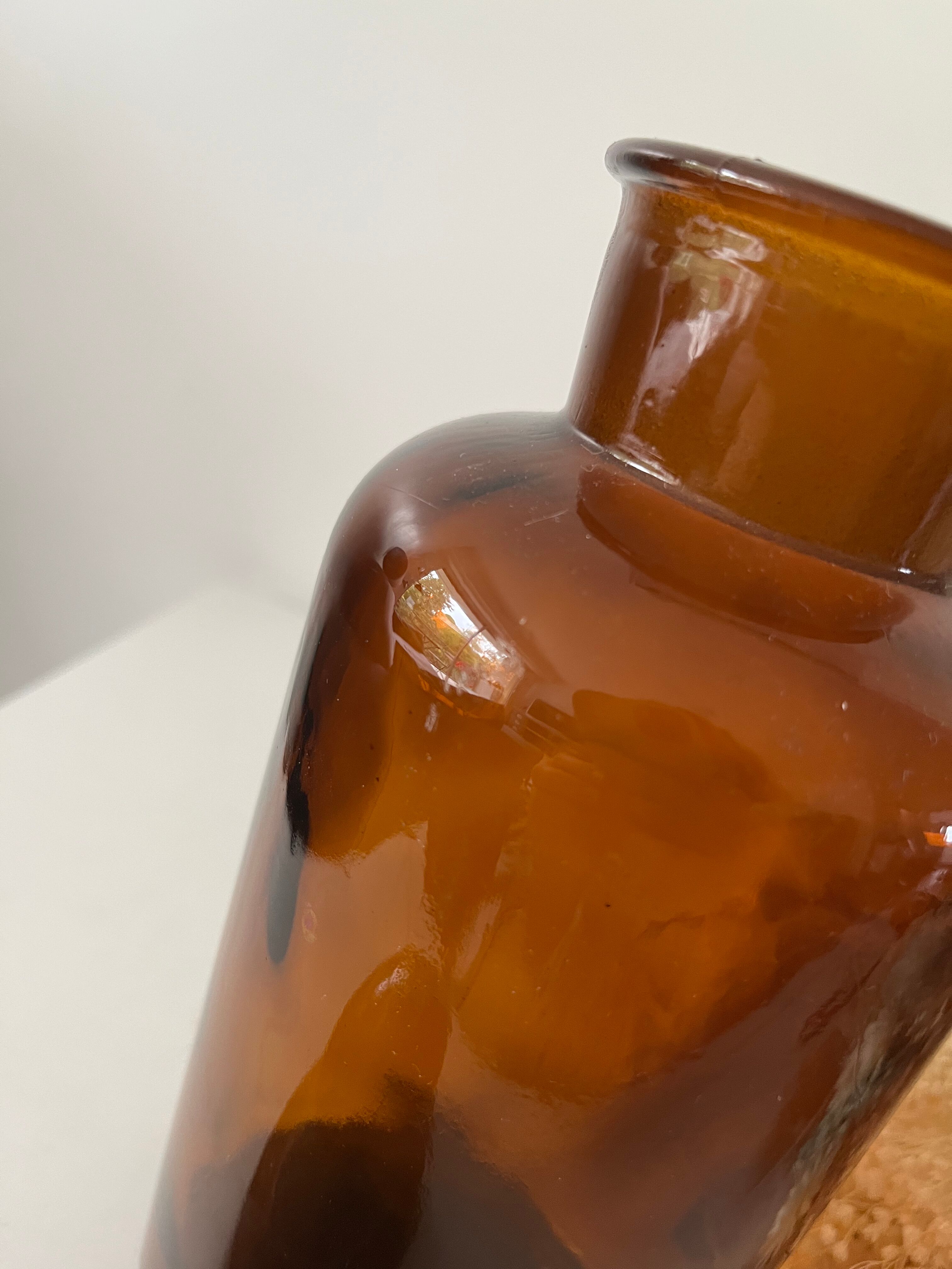 Old apothecary pot bottle