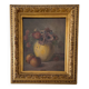 Watercolor still life bouquet of flowers 19th century by LA Rigault