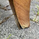 Louis XV style commode in marquetry, 20th century.