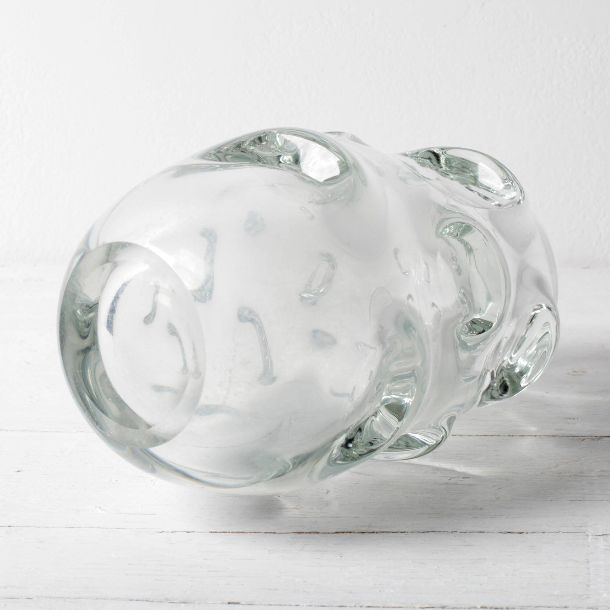 Vase en cristal / Börne Augustsson / Åseda glasbruk / Suède / années 1940