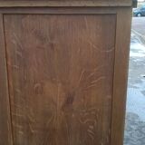 Minister's desk in solid raw oak from the 1930s