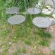 Four garden chairs