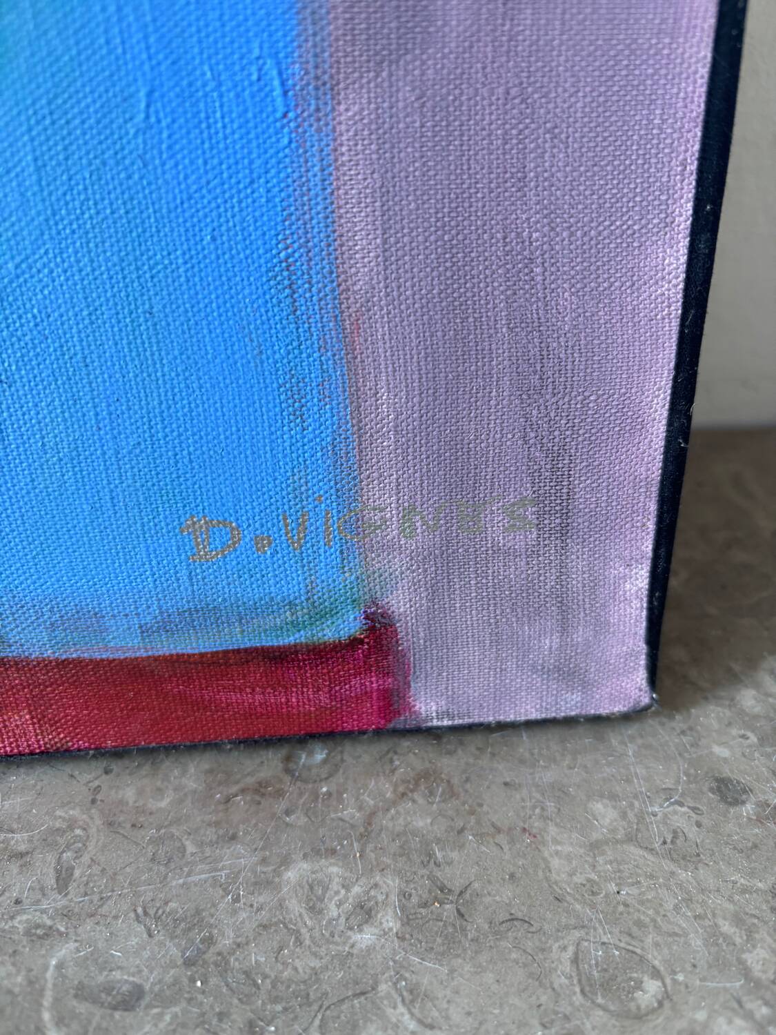 Modern signed painting