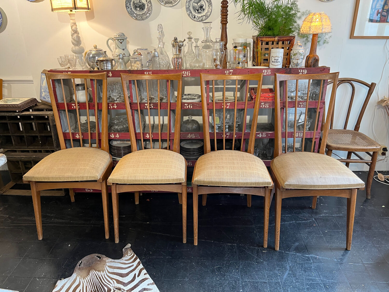 Set of 4 chairs 1950