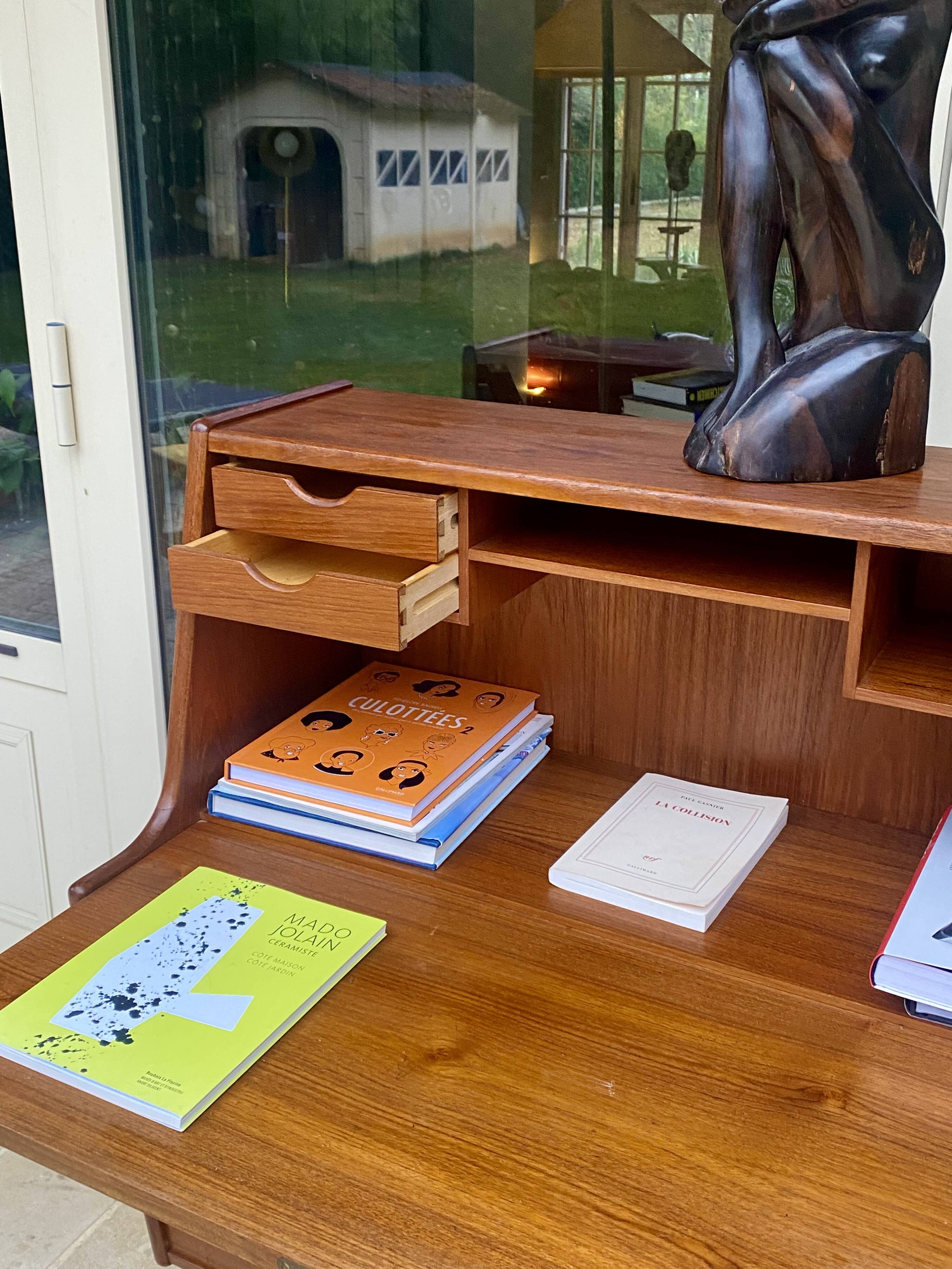 Danish secretary/desk model 37 by Arne Wahl Iversen for Vinde Møbe