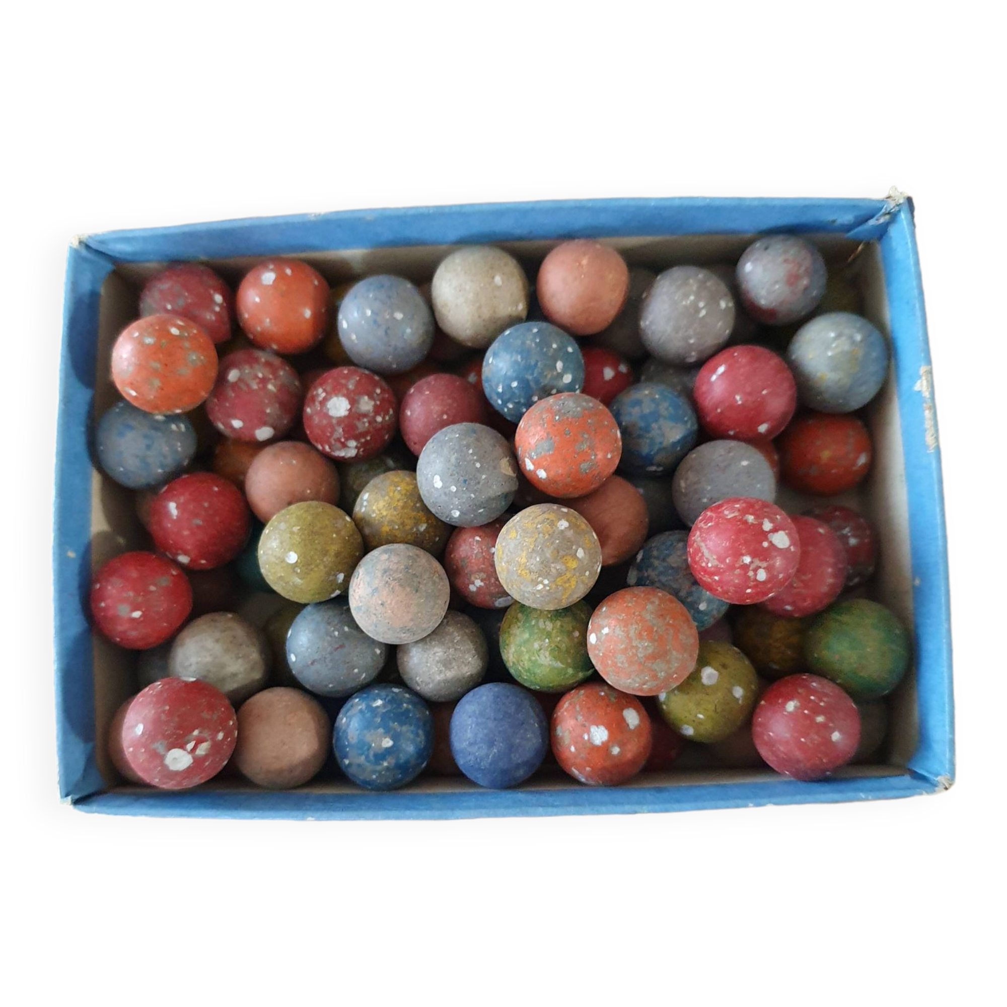 old terracotta balls (1950)