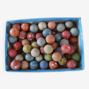 old terracotta balls (1950)