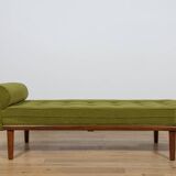 Modèle GE-19 de méridienne en teck, conçu par Hans J. Wegner pour Getama, Danemark, années 1950