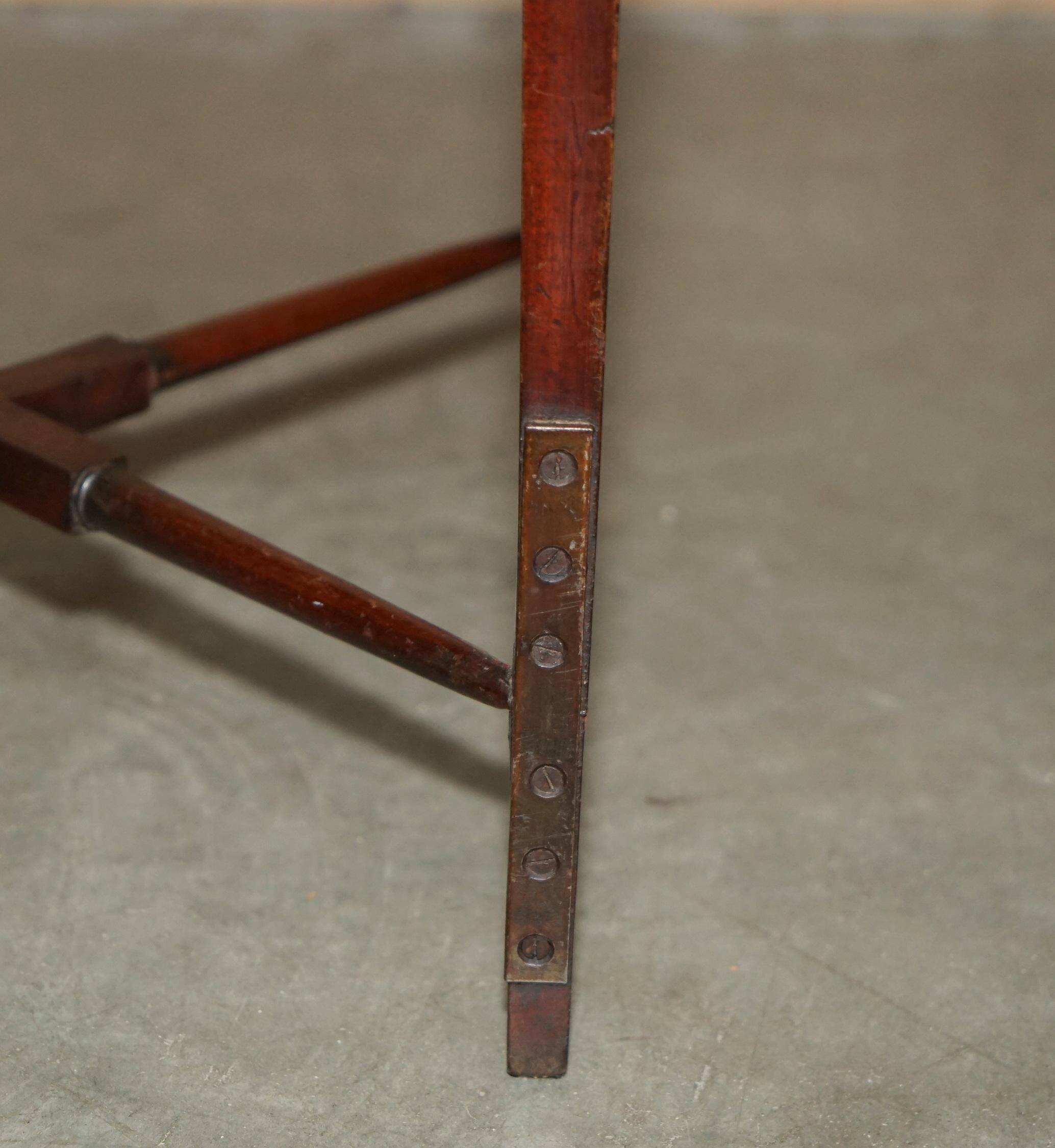 Georgian hardwood washstand with J & MP Bell ceramic bowl.