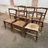 Set de 6 chaises bistrot