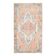 1970s Turkish Oushak Handmade Wool Cotton Orange Area Rug 121x220