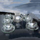 Coffee service by w. wagenfeld, jena glas, germany, 1970s