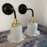 Pair of Art Deco wall lights