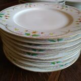 Assiettes à dessert CFH Limoges Field Haviland et S&S.L