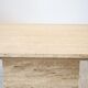 Travertine coffee table