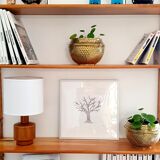 Pair of copper pot covers