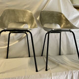 Vintage tulip chairs by Pierre Guariche