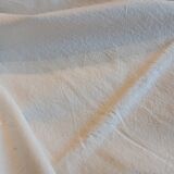 Antique sheet with embroidered initials