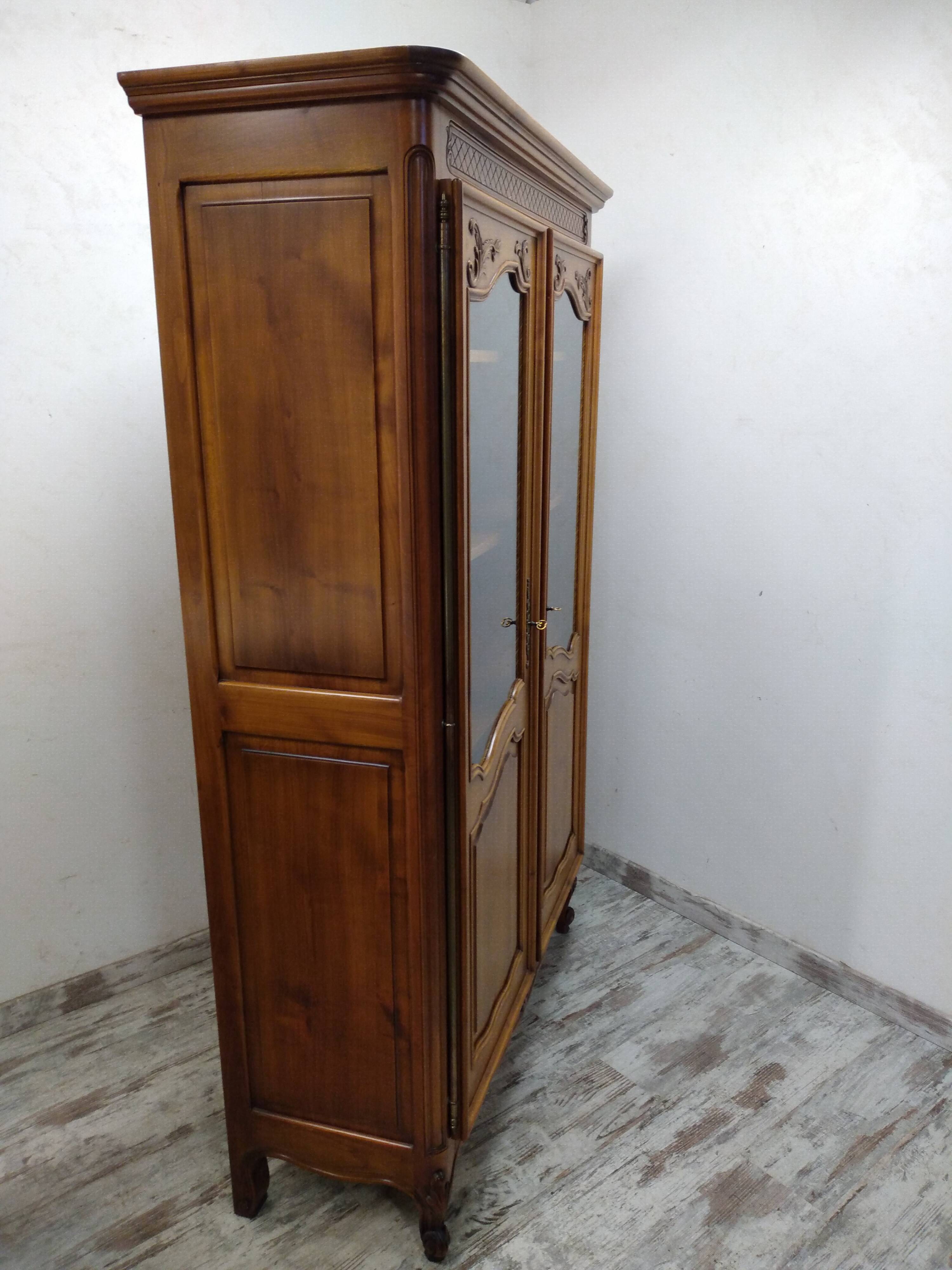 Regency style glazed bookcase