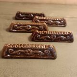 Ceramic slipware knife rest