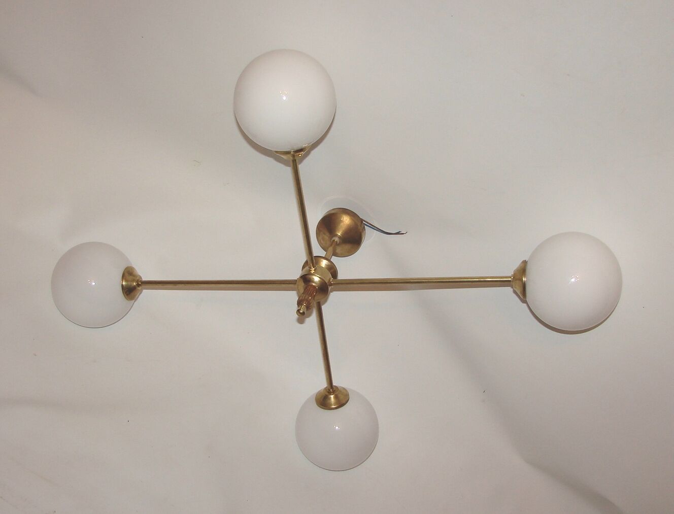Minimalist chandelier, 1960s