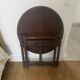 19th-century folding family table - rosewood