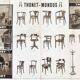 Coat rack parrot bentwood model P30