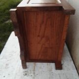 Art deco bedside table top marble door to right H 68 cm