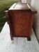 Art deco bedside table top marble door to right H 68 cm