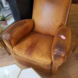Club leather armchair