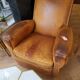 Club leather armchair