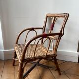 Chaise enfant bois ancien
