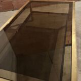 Vintage Italian brass coffee table – Mara – 1970s