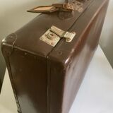 Old brown suitcase